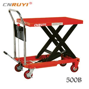 500kg New model industrial scissor hydraulic lift table for sale