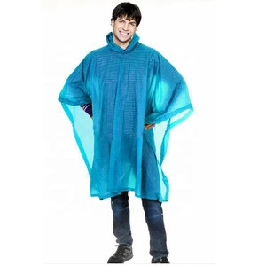 50X80 Pvc waterproof fashional hooded raincoat rainwear rain poncho