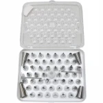 52-piece set of nozzle-tip cake decorating supplies for baking kitchen DIY cake baking decorating tip