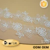 5.5 cm Water soluble chemical neck lace trims milk fiber neckline trim for clothing other garment accessories