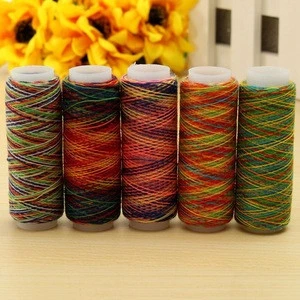 5Pcs/pack Rainbow Color Sewing Thread Hand Quilting Embroidery for Home DIY Accessories Supplies Gifts