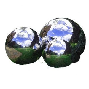 600 mm stainless steel gazing sphere garden hollow balls
