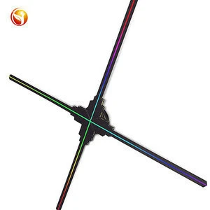 60/65cm WIFI APP Control Hologram LED Display 3D Holographic Fan for Advertising