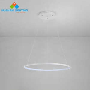 60cm Contemporary Ceiling Ring Chandelier Light Led Circle Pendant Lamp Fancy Lighting Design