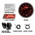 Import 60mm Black Face With White Amber Red LED Analog Car Clock Gauge For Car from Taiwan