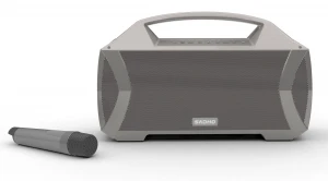 60W Boombox Wireless Karaoke player  Bluetooth Speaker Support BT TF AUX Power Bank Karaoke Singing LED Lighting