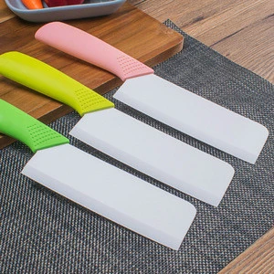 6.5 inch grinding free white zirconia ceramic fruit kitchen knife with non-slip handle