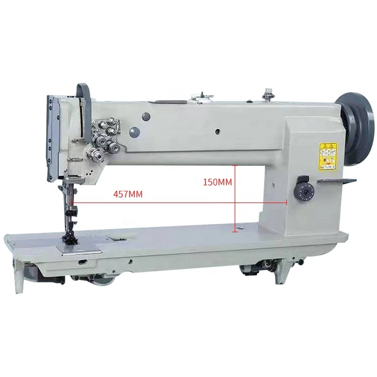 6620-18 Long arm double needle multi stitch industrial sewing machine for leather