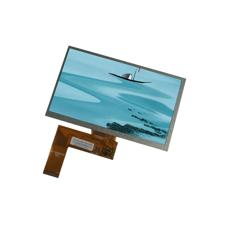 7 inch LCD TFT panel 800*480 resolution RGB interface tft touch panel with 40 Pins