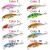 Import 70mm 8G Fishing Lure Hard Bait Wobbler Metal Jig Lures Sinking Spoon  Jigging Fishing Lures Tackle Sinking Minnow hard lure from China