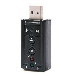 7.1 Channel USB External Sound Card Audio Adapter USB 2.0 Audio Sound Card
