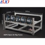 8 6 12 14 16 19 Aluminum Stackable Open Air GPU Frame Graphics Card Rig Case in stock