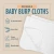 Import 8 Pack Large 100% Cotton Hand Wash Cloth 6 Layers Extra Absorbent and Soft Excellent Baby Shower Muslin Burp Cloths from China