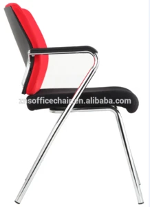 807-01 upholster seat and back folding  training student conference chair  office chair with fixed armrest  cushion seat
