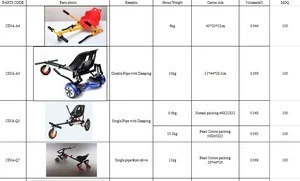 8.5 inch cheap hoverboards Kart Self Balance Scooter Drifting Mini Cart Conversion Kit 6.5&quot; Accessories for Off-Road Go-K