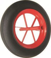 8inch 200mm aluminum rubber wheel elastic rubber caster wheel