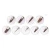 Import 9 Pcs Professional Detail Painting Kit Cosmetic Nail Art Brushes Fine Liner Round Flat Micro Detail Nail Art Brush Set from China