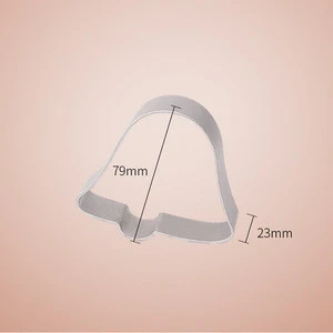 9419 Aluminum Alloy Large Bell-Shaped Cookie Cutter cake decorating tools