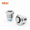 ABEI 16mm High head Ring led momentary resetmicro switch waterproof ip65 push button switches for doorbell toy
