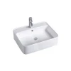 Above counter newest product high quality ceramic wall mount bathroom sink