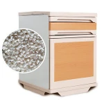 ABS medical furniture hospital bedside cabinet table for sale/Medical bedside table