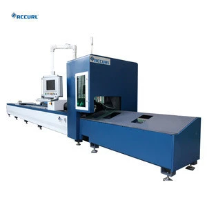 Accurl industry laser equipment stainless steel pipe/tube cnc fiber laser cutting machine