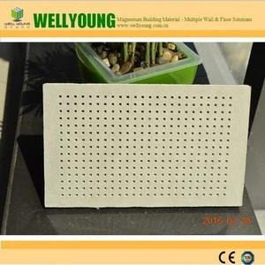 acoustical plaster gypsum board for wall and ceiling