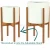Import Adjustable Bamboo Wooden Plant Stand from China