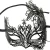 Import Adult Metal Masquerade Ball Masks Women Fashionable Hollow Rhinestone Party Custom Mask from China