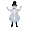 Adult party fun halloween and Christmas costume inflatable snowman costume