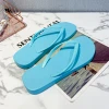 Adult solid color rubber flip-flops non-slip wear-resistant simple style color flip-flops