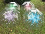 Advertise color Transparent Clear PVC/POE/EVA Umbrella