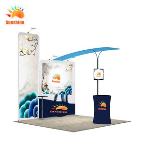 Advertising Equipment Custom Pop Up Display Banner Stand exhibition folding exhibition stand