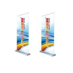 Advertising trade show display roll up banner stand  Aluminum roll up banner portable retractable pull up Banner Stand