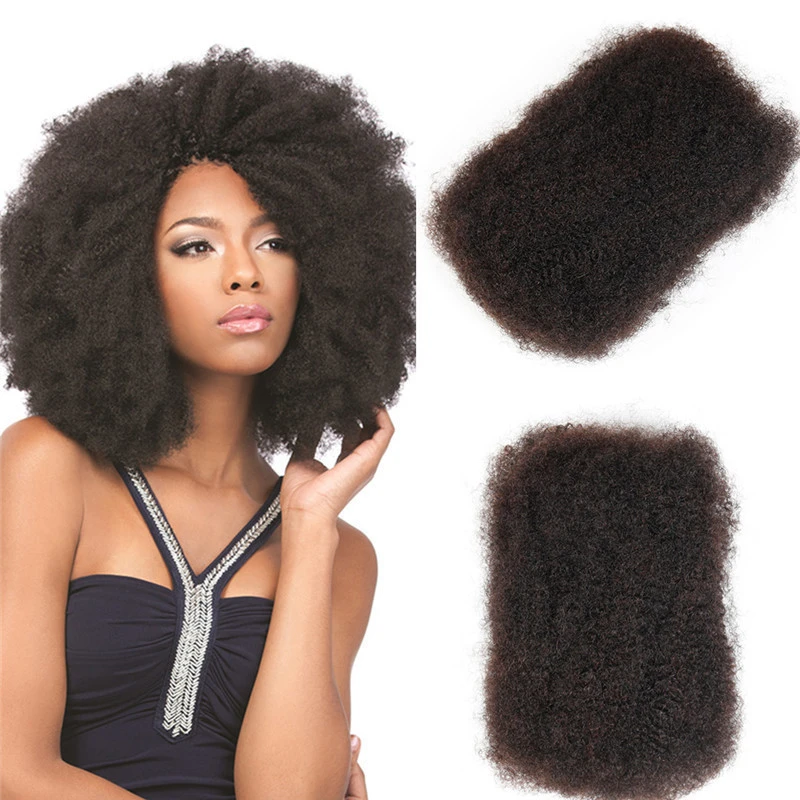 Afro Kinky bulk indian human brazilian hair wave 100 virgin afro Kinky bulk human hair weave extension