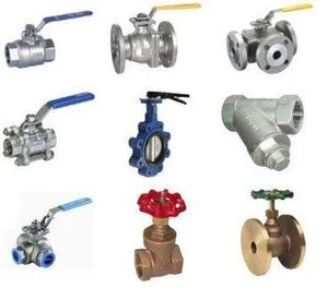 ALL TYPES OF VALVES GLOBE BUTTERFLY CHECK CONTROL GATE BALL NEEDLE PLUG RELIEF SOLENOID