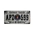 Aluminum Digital Car License Plate Number Car Plate Metal Car License Plate