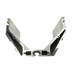 Aluminum Extruded Profiles Blinds Fence Aluminum mig Welder with Bending Cutting Punching Welding Services For Guideway