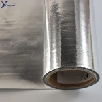 Aluminum foil reflective anti glare woven cloth thermal insulation fabric