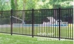 Aluminum Galvanized  Fence Pool Safety Fence Flat Pool Fence