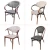 Import Aluminum garden chair Outdoor armchair dining chair for outdoor restaurant from China