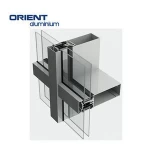 aluminum glass curtain wall profile
