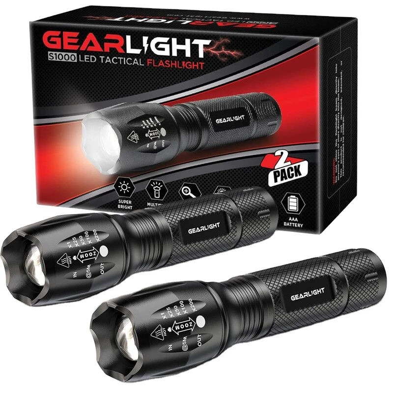 Amazon Best Seller Professional Tactical Flashlight Super Bright LED Flashlight Torch Emergency Flashlights