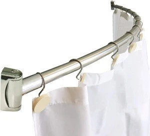 Amazon Classic Exquisite Adjustable Curved Shower Curtain Rod