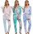 Import Amazon Hot Long Sleeve Long Pants Solid Color 2 piece Pijamas Soft Cotton lounge Wear Pyjamas Women Sleepwear Pajamas Set from China