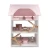 Import Amazon hot-selling toys childrens educational early education doll house three-story villa DIY handmade wooden doll house from China
