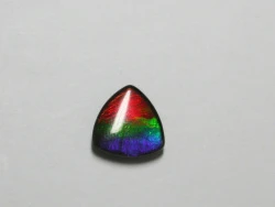 Ammolite Latest unique colored gems 10mm Trillion gemstone display tray gemstone point pendants gemstone charms birthstone