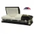 Import ANA made in china Us Style funeral supplies coffin Stainless Steel casket from China