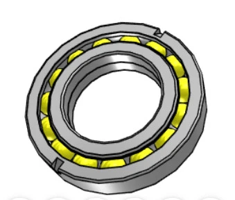 Angular contact ball bearings, four-point contact ball bearings QJ 220 N2MA