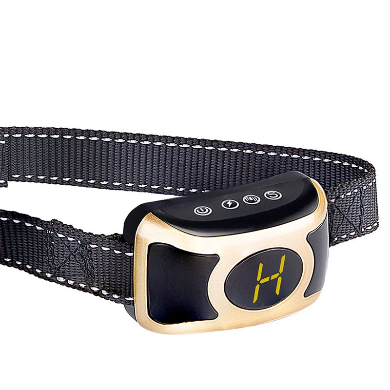 anti bark dog collar with shock and vibration function bark stop collar for dog